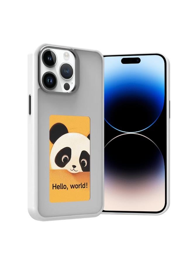 S-TOP Case For iPhone 14 Pro Four-Color E-ink Screen NFC DIY Phone Case - Image 1