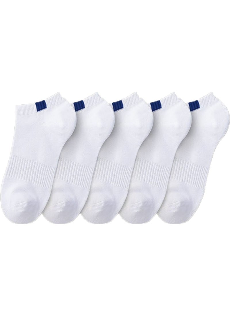 Bgk - Unisex 5-pack Sports Booties Washed Socks - Image 1