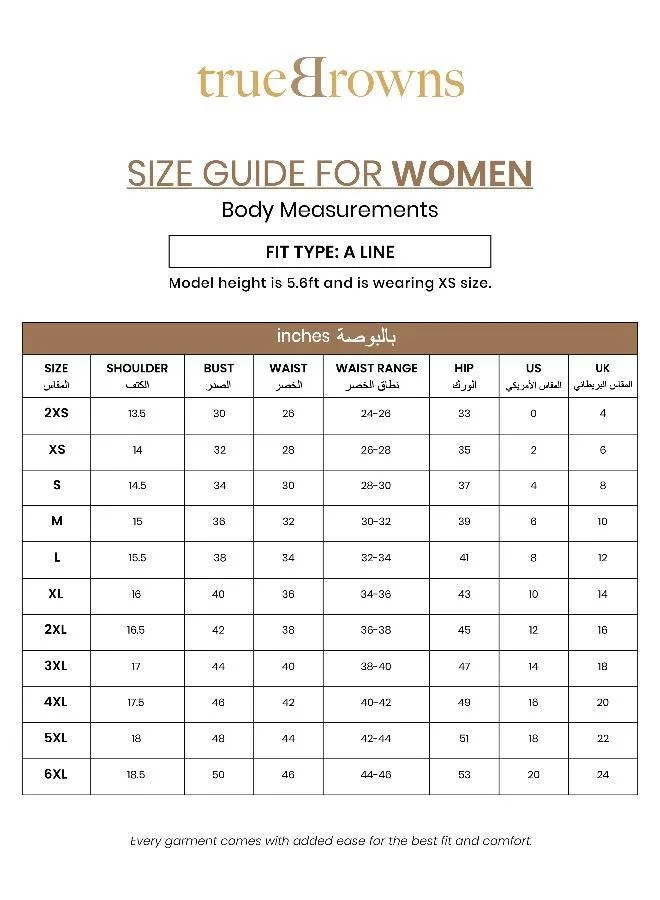 trueBrowns Sleeveless A-Line Dress