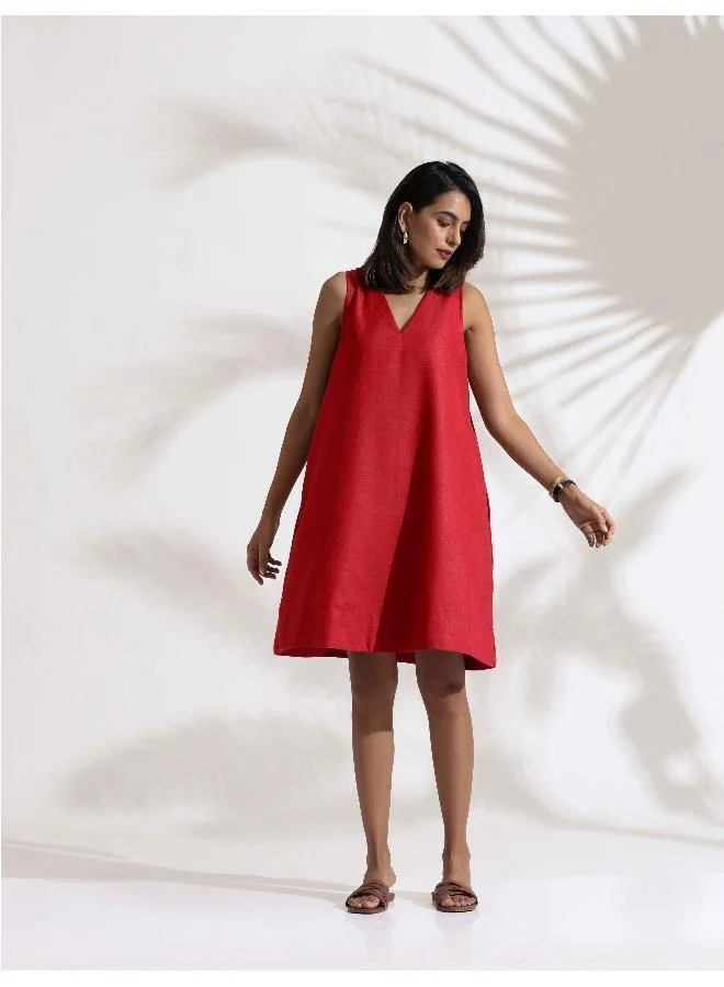 trueBrowns Sleeveless A-Line Dress