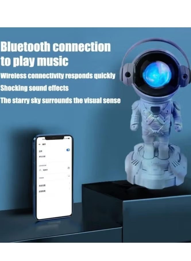 Astronaut Star Projector Galaxy Light with Bluetooth­ Speaker - Image 2
