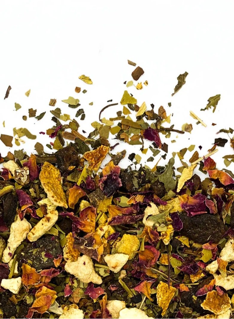 تيلاند Morroco Mate عضوي أصلي، محتوى الكافيين المعتدل يمنح الطاقة، ويحسن قوة الجهاز المناعي، ونكهة فريدة غنية بالعناصر الغذائية﻿ 200 جرام - Image 3