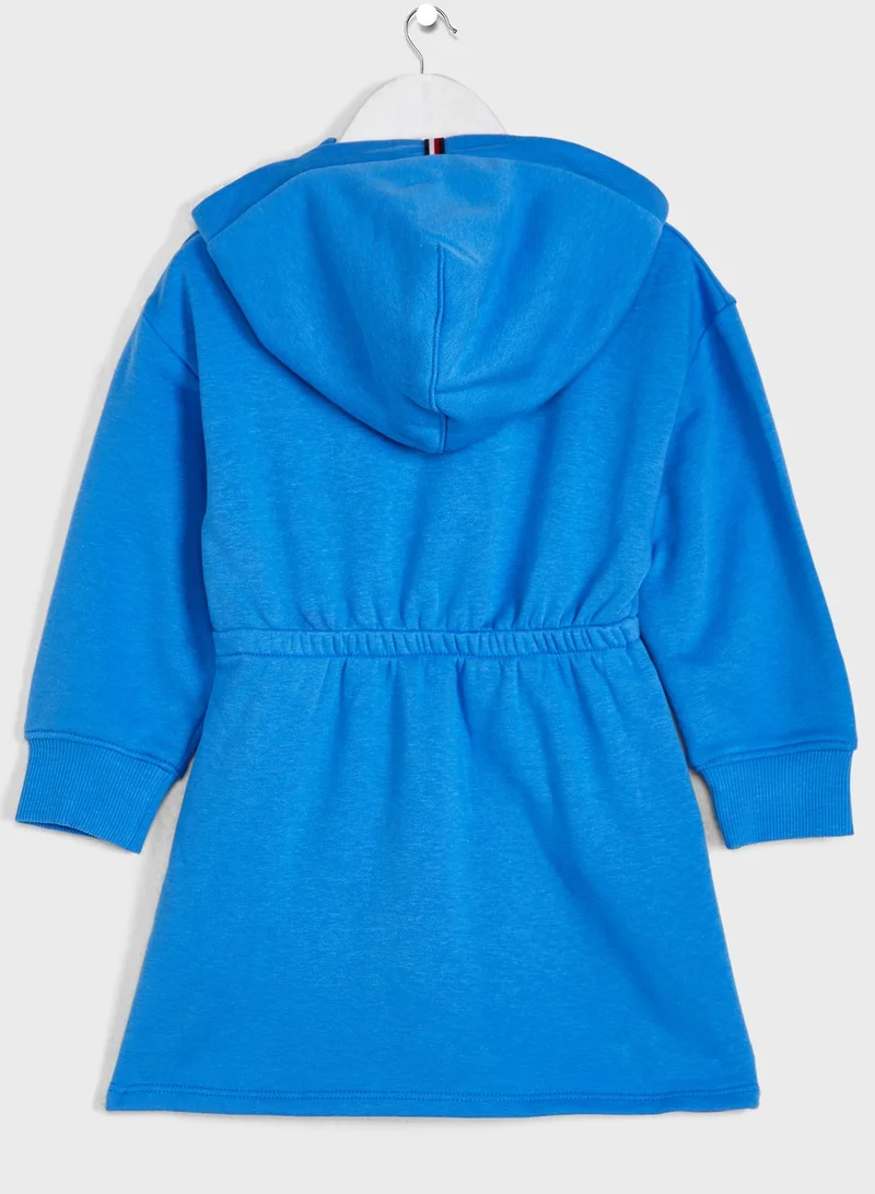 TOMMY HILFIGER Kids Essential Sweat Hooded Dress