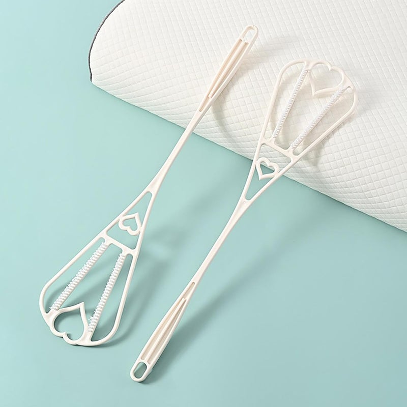 Manual Dusting Tool for Carpets & Upholstery, Double-Sided Flexible Carpet Beater, Clothes, Curtains, Sofa Dust Removal Tool, Portable Cleaning (Two packs) - Image 2