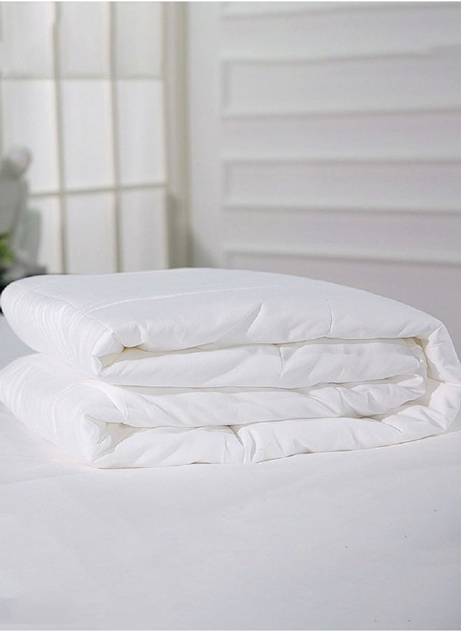 Arabest - Duvet, 240 x 220 cm King Size Duvet Insert, Quilted All Season Comforter, Soft White Quilt - Image 1