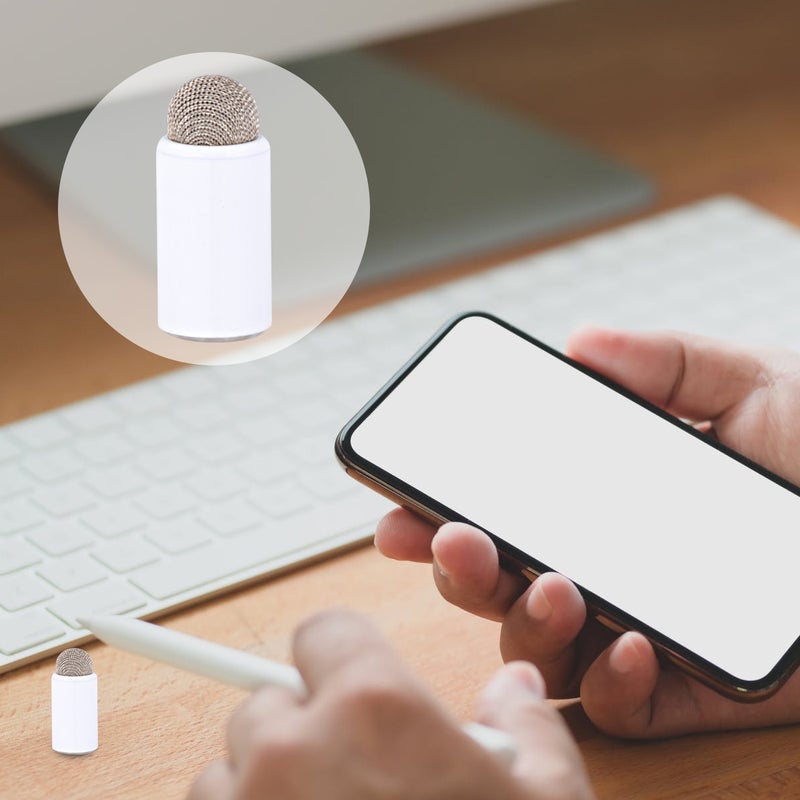 Protective Stylus Pen Capacitive Pen Tip Replacement Compatible for Apple Pencil (White, Conductive Cloth Tip) - Image 4
