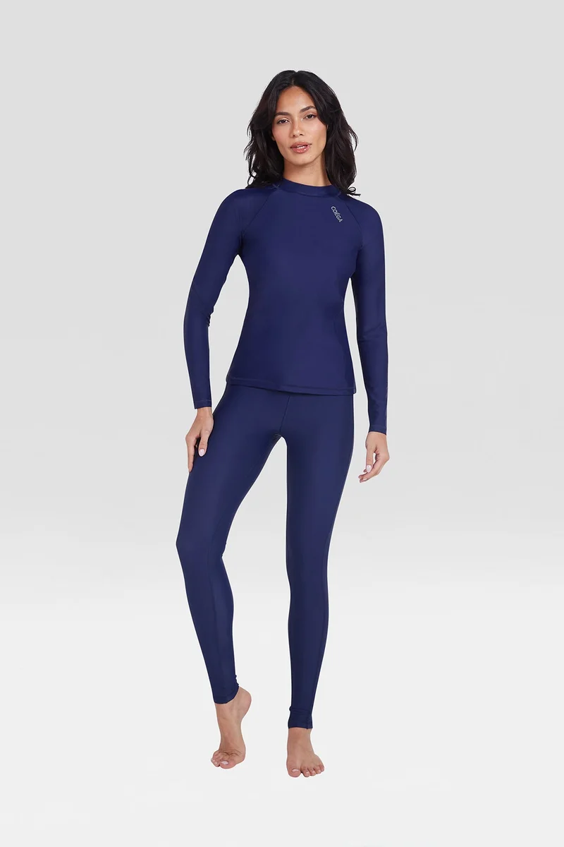 COEGA SUNWEAR  COEGA Swim Tights Solid Ladies SzUK8 - Navy for Women | Best Price UAE