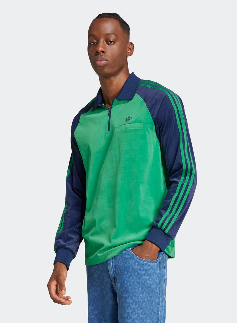 Adidas Velour Polo  - Image 1