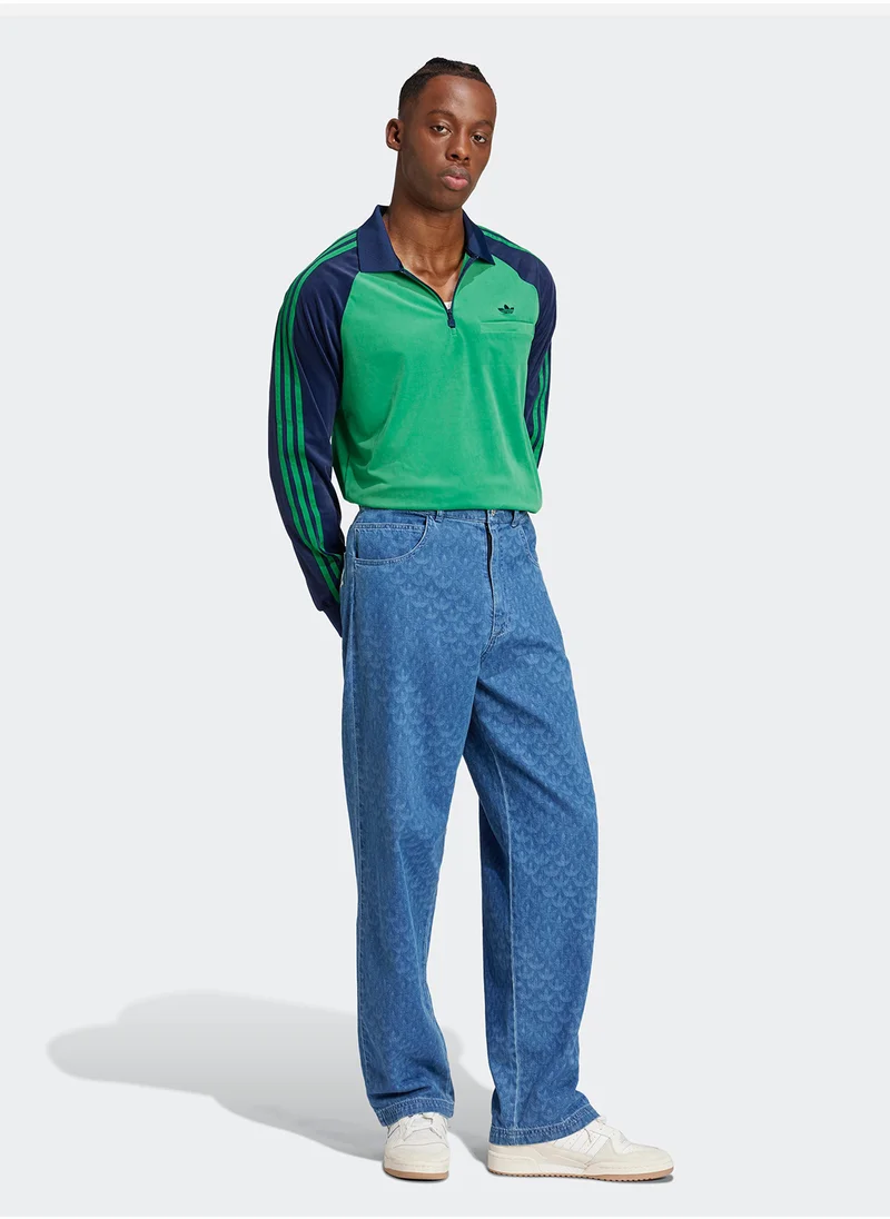 Adidas Velour Polo