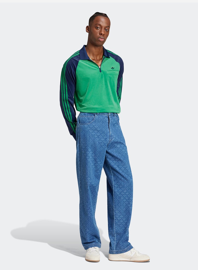 Adidas Velour Polo  - Image 4