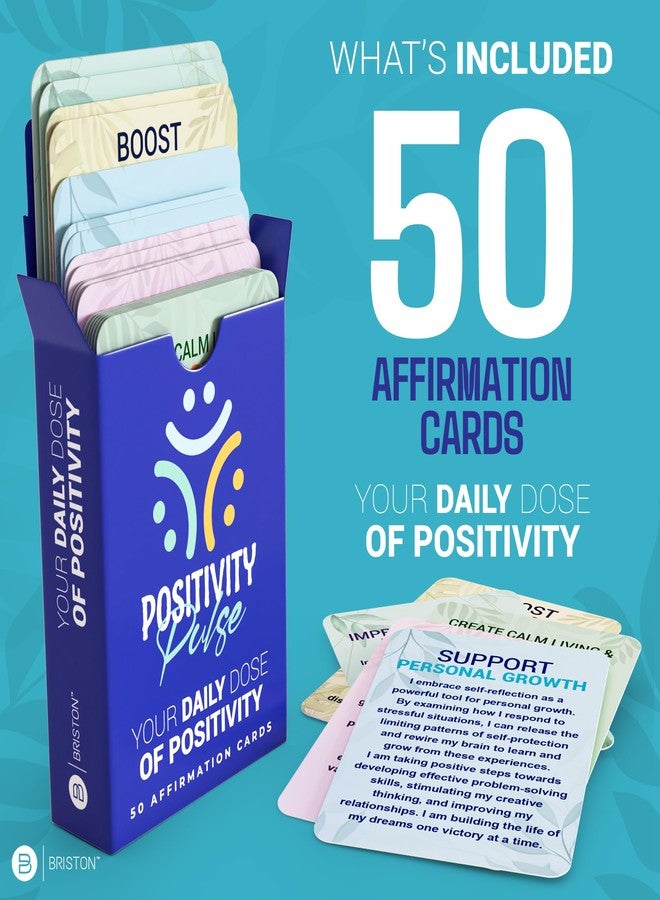 بريستون بطاقات بريستون للعناية الذاتية وتخفيف التوتر للقلق (٥٠ بطاقة تعليمية) - تقنيات التأمل الواعي والتأمل والتأكيد - هدايا للشفاء الشامل والسلام الداخلي والمرونة العاطفية للبالغين والمراهقين - Image 4