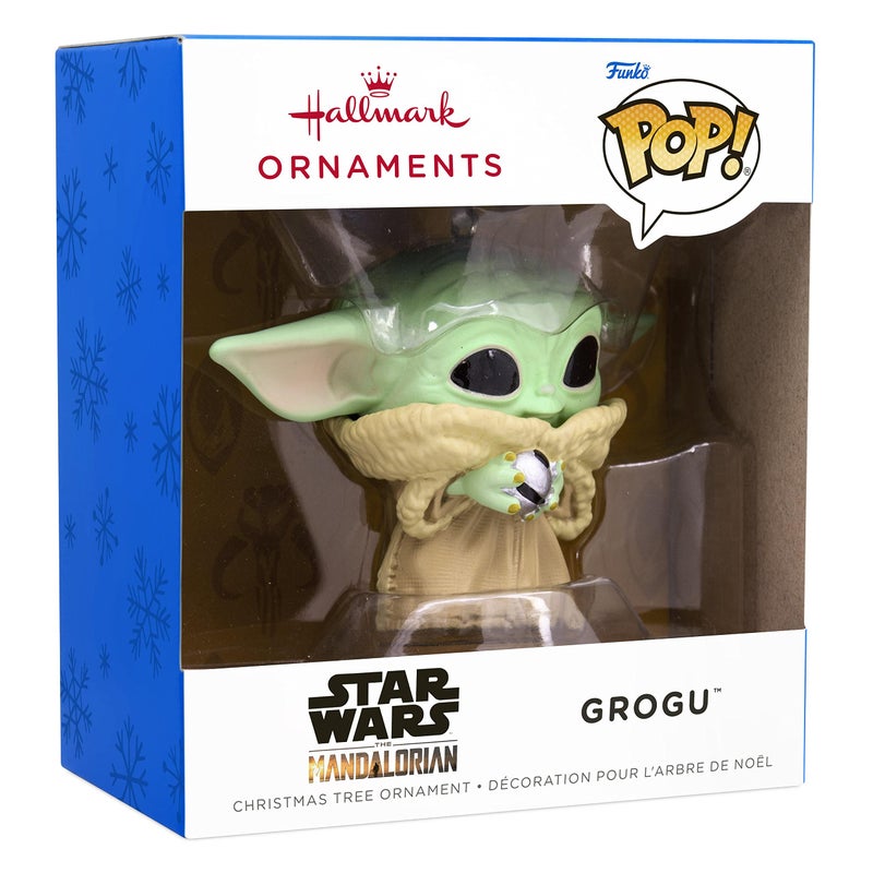هولمارك Hallmark Star Wars: The Mandalorian The Child Grogu Funko Pop! زخرفة عيد الميلاد قد الرابع - Image 3