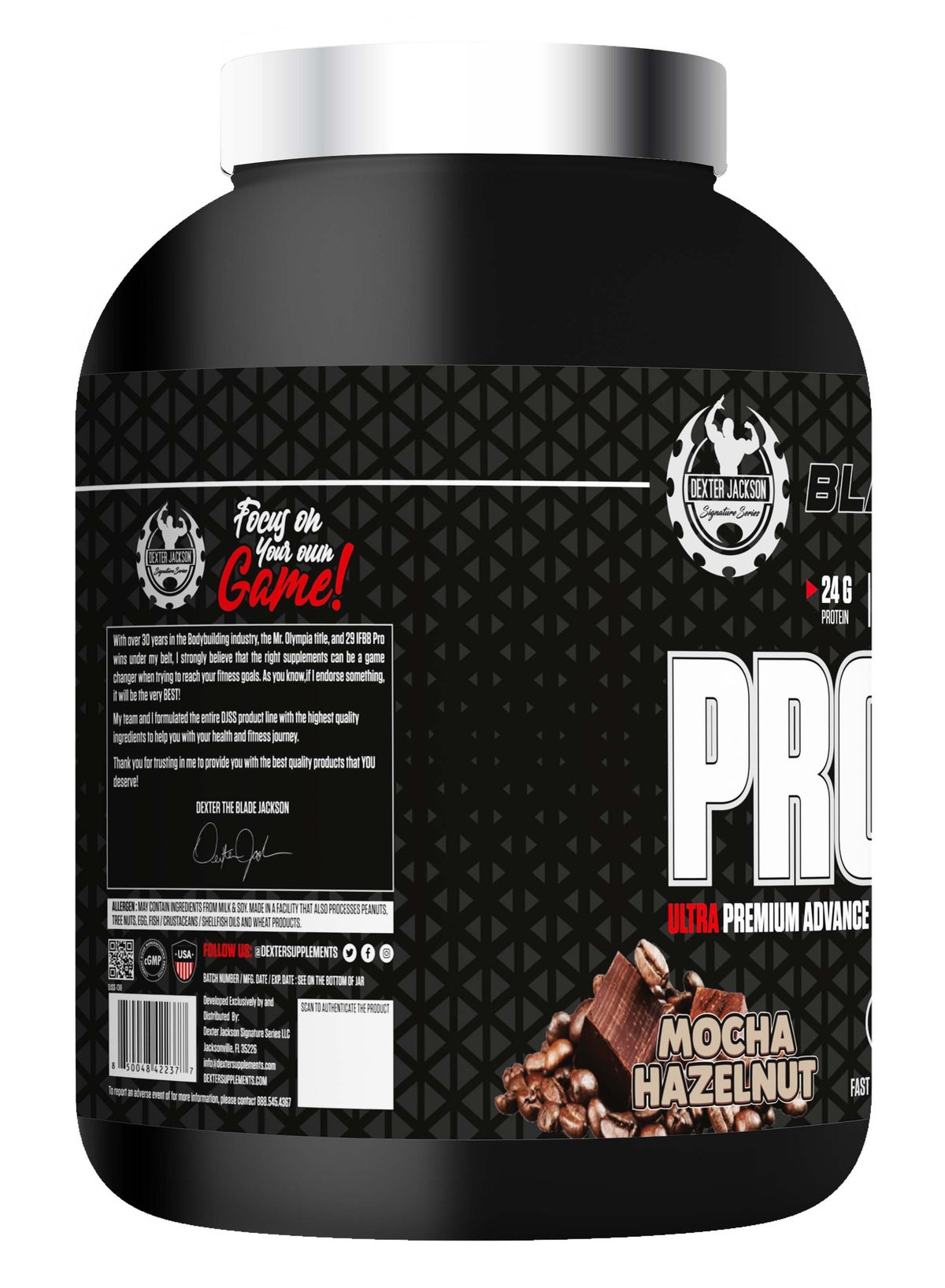 Black Series Protein Oats – Ultra Premium Advance Protein Powder - Mocha Hazelnut (50 Servings)