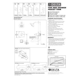 DELTA FAUCET T14164SS Stainless - Image 3