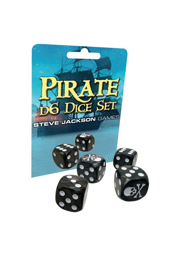 STEVE JACKSON GAMES - Pirate D6 Dice Set, 19Mm - Image 1