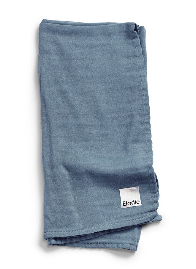 Elodie Details - Bamboo Muslin Blanket - Tender Blue - Image 1