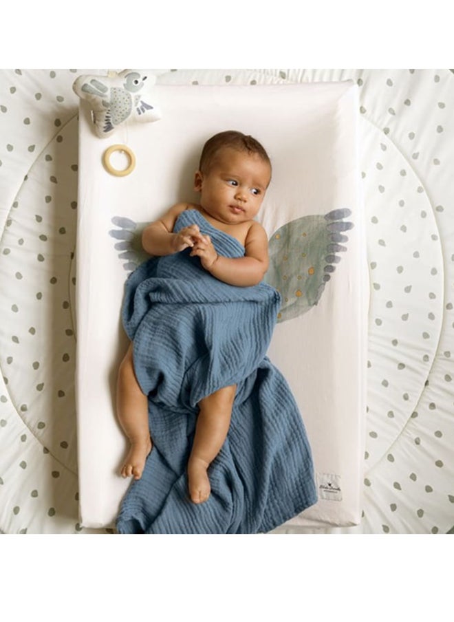 Elodie Details - Bamboo Muslin Blanket - Tender Blue - Image 1