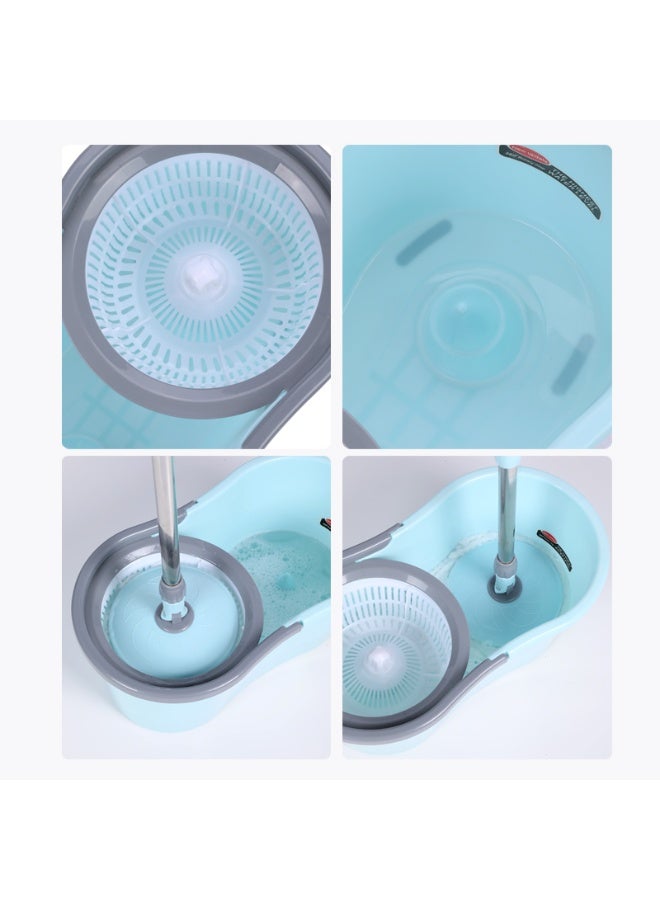 Noon East Multipurpose Mop and Bucket Set – Ideal for Home, Office, and All Floor Types Blue 39x22x19.5 cm - Image 2