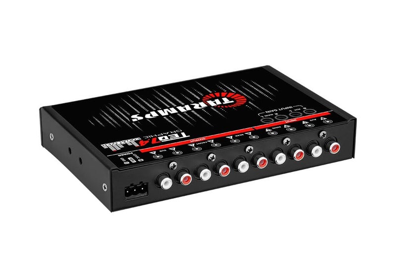 Taramp's TARAMPS TEQ 7.4 Pro Car Audio Systems 7 Band Graphic Equalizer EQ Blue Lighting Advance Capability Input Channel Adjustment Main Volume Control Adjustable Subwoofer Volume with LPF - Image 4