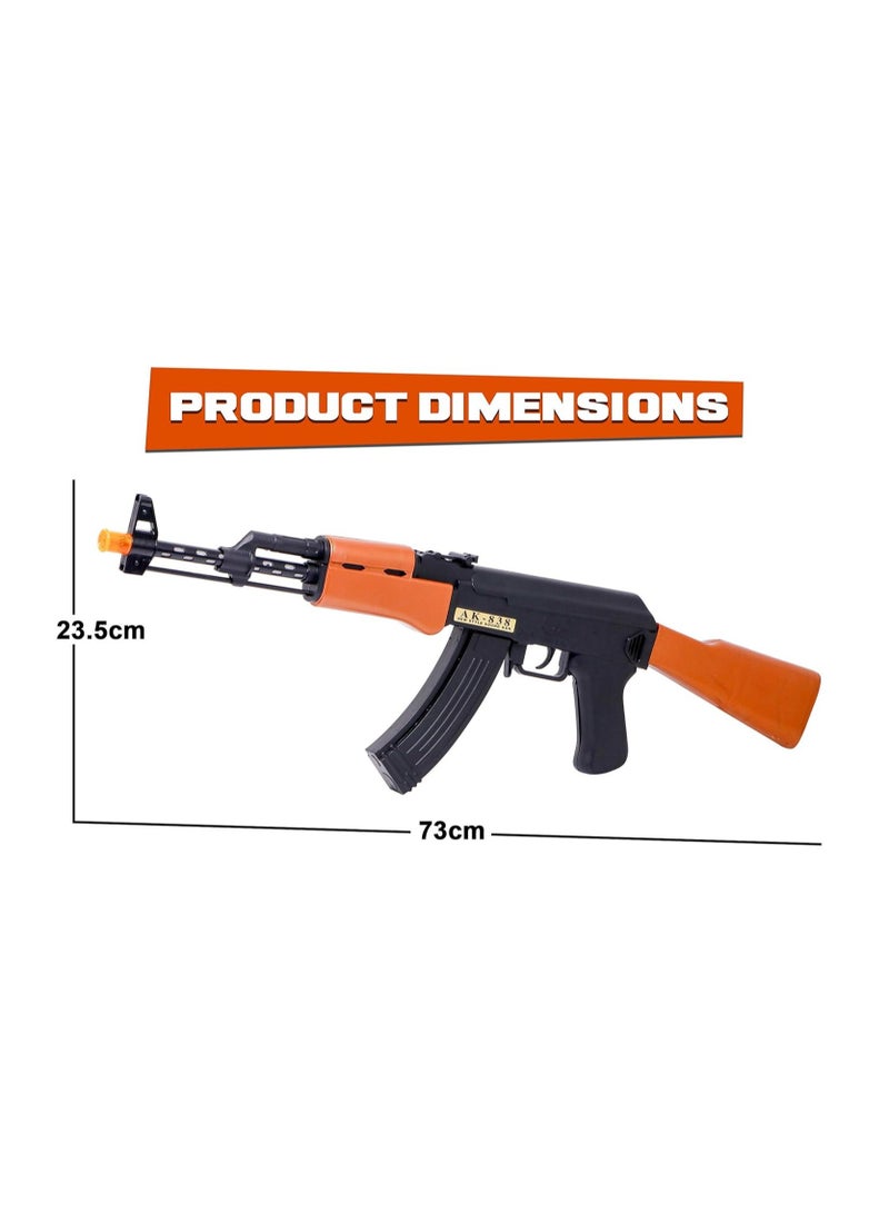 Multicolor Kids AKM Toy Gun with Lights & Sounds - Safe Play for Boys & Girls