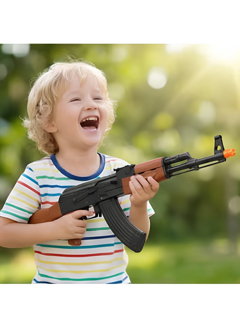 حديقة الألعاب لعبة مسدس AKM للأطفال مع أضواء وأصوات حركة آمنة وممتعة لعب متين ألعاب أطفال هدية للأولاد والبنات مجموعة ألعاب مفصلة - Image 4