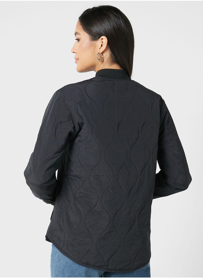Ginger - Padded Bomber Jacket - Image 1