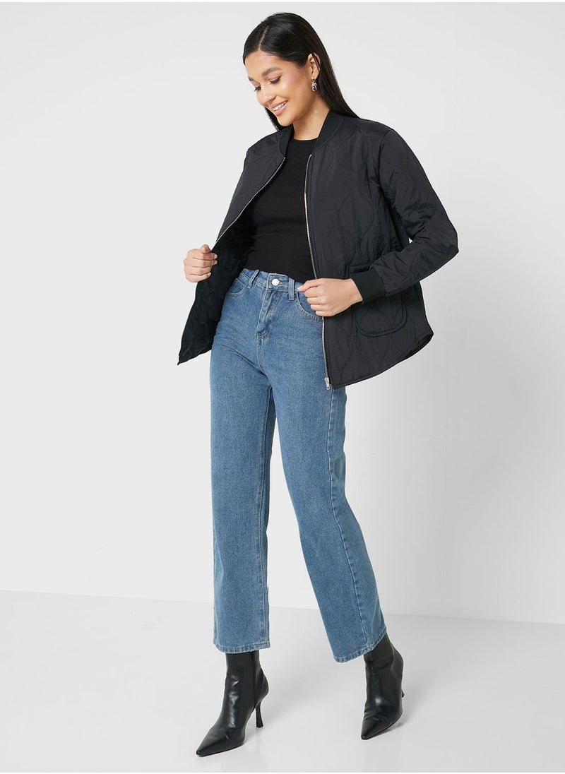 Ginger - Padded Bomber Jacket - Image 1