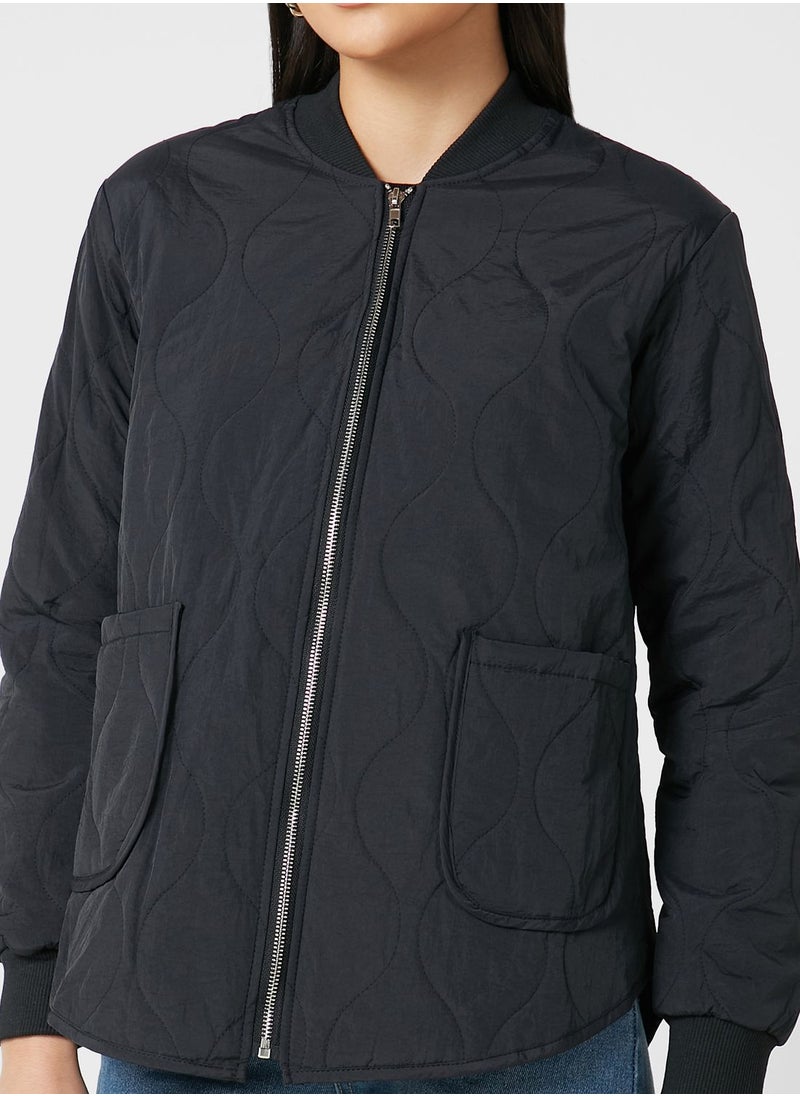 Ginger - Padded Bomber Jacket - Image 1