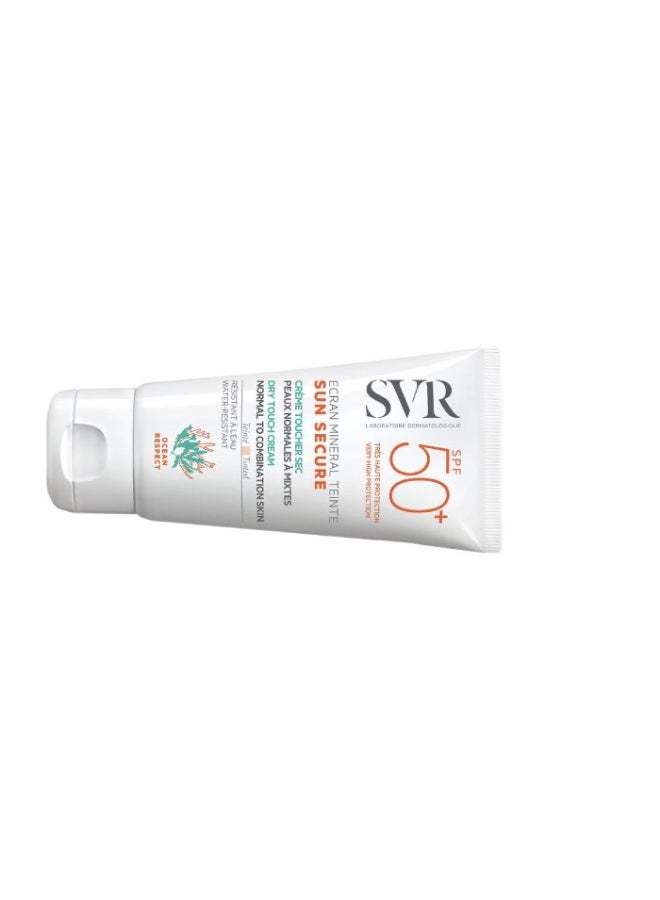 اس في أر كريم SVR Sun Secure Minéral Teinté SPF50+ كريم شمسي ملون للبشرة العادية والمختلطة 50 مل - Image 2