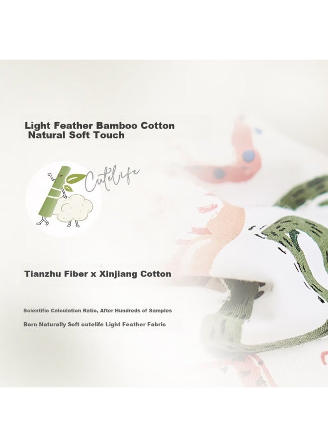 Cutelife Newborn Bamboo Cotton Anti-startle Sleeping Bag Baby Surrender Wrapped Swaddle Towel Spring Summer Four Seasons Suddenly Spring Light