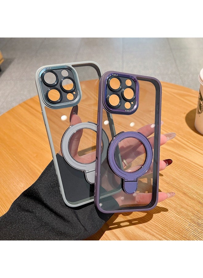 Generic - For Iphone 16 Magnetic Bracket Phone Case Gold Shield Hawk Eye For Iphone15Promax All-Covering Drop-Resistant Protective Case-Colour:Desert Color-Applicable Model:For Iphone15promax - Image 1
