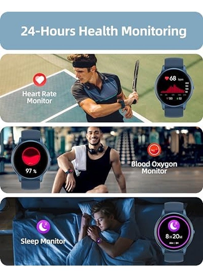 Parsonver Smart Watch for Men & Women | 1.32" HD Fitness Tracker with Call Function, 112 Sport Modes, Heart Rate, SpO₂ & Sleep Monitor, IP68 Waterproof - Image 3