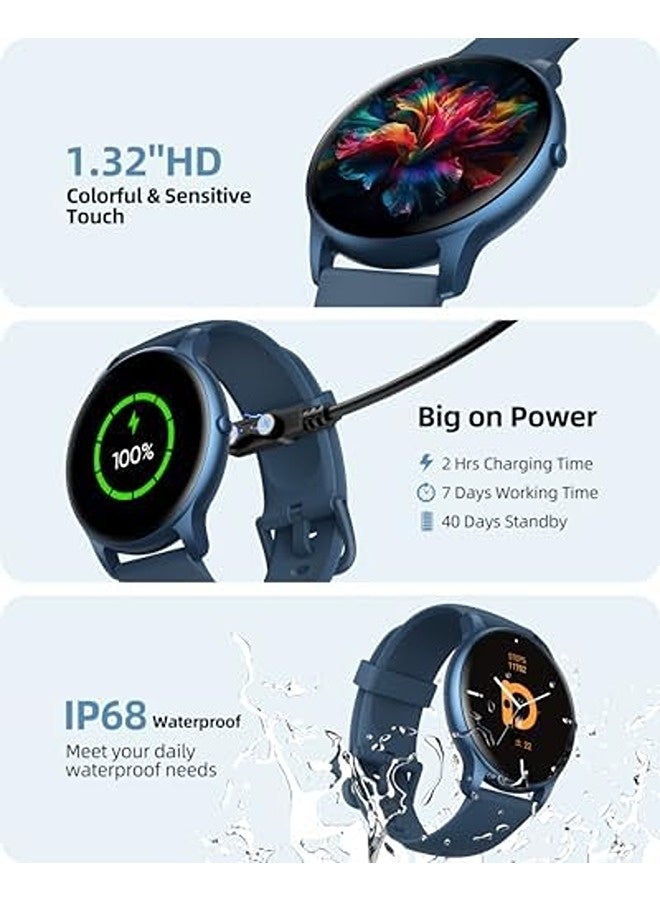 Parsonver Smart Watch for Men & Women | 1.32" HD Fitness Tracker with Call Function, 112 Sport Modes, Heart Rate, SpO₂ & Sleep Monitor, IP68 Waterproof - Image 5