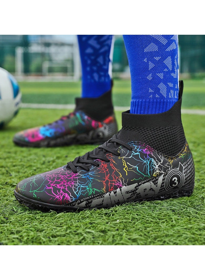 SKT Shiketro Great Men Women Short Soccer Cleats Outdoor Sports Training Shoes - Image 4