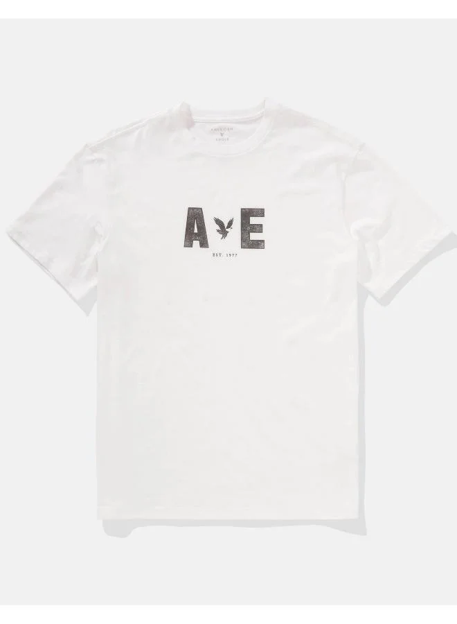 American Eagle AE Logo Graphic T-Shirt
