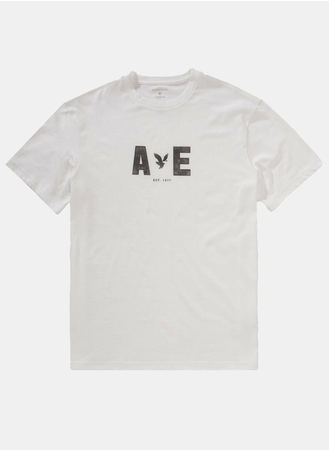 American Eagle AE Logo Graphic T-Shirt  - Image 3