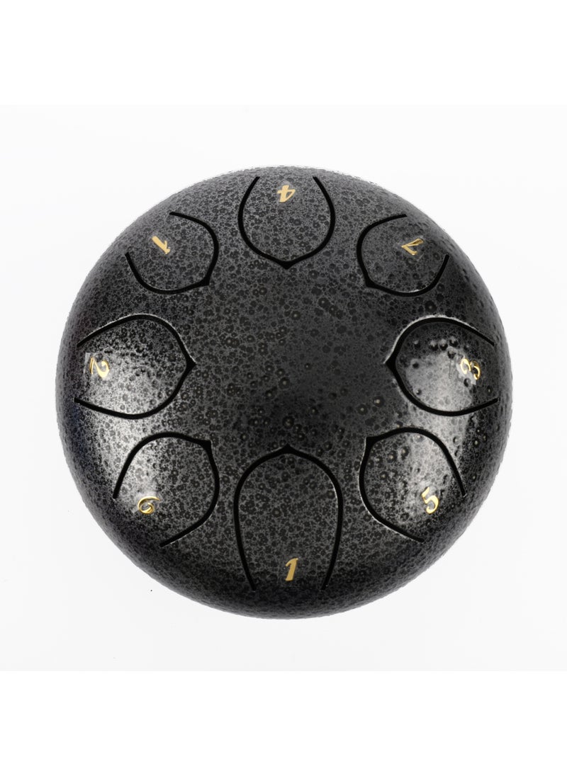Generic 6-inch 8-Tone Steel Tongue Drum Xingyao Silver 