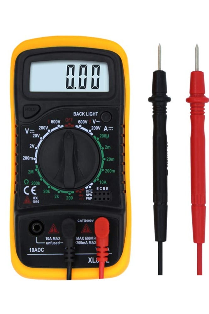 FIXER Electrical Digital Multimeter Handheld Data Hold Electronic Amp Volt Current Ohm Voltage Meter for Transistor Test & Diode Test Support Backlight Screen - Image 1