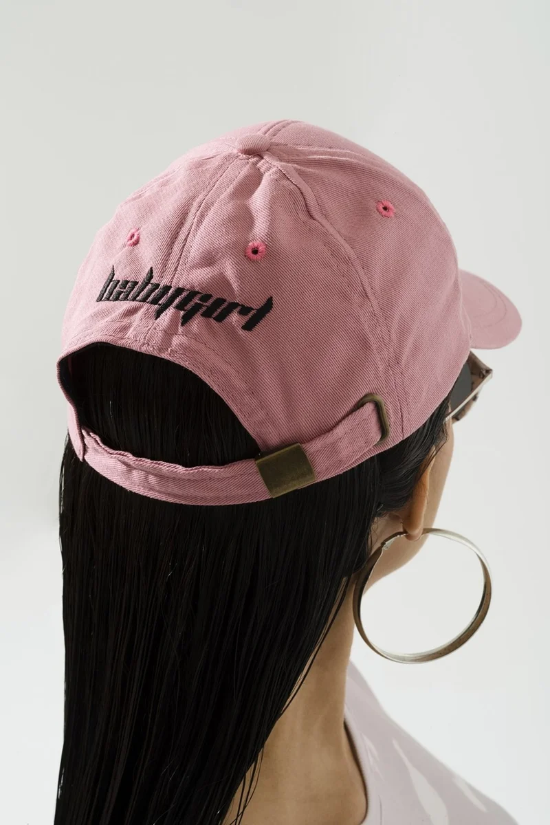 For You Accessories Babygirl Embroidered Back Brim Baseball Pink Hat S27112