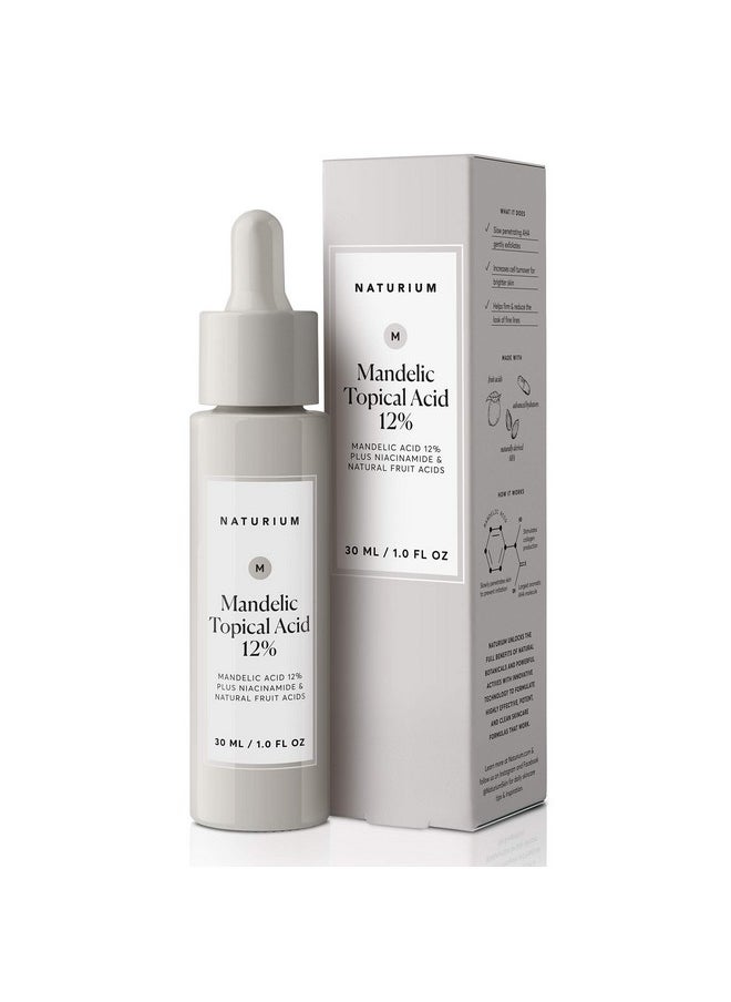 NATURIUM - Naturium Mandelic Topical Acid 12%, Plus Niacinamide & Natural Fruit Acids, Anti-Aging Skin Care, 1 oz - Image 1