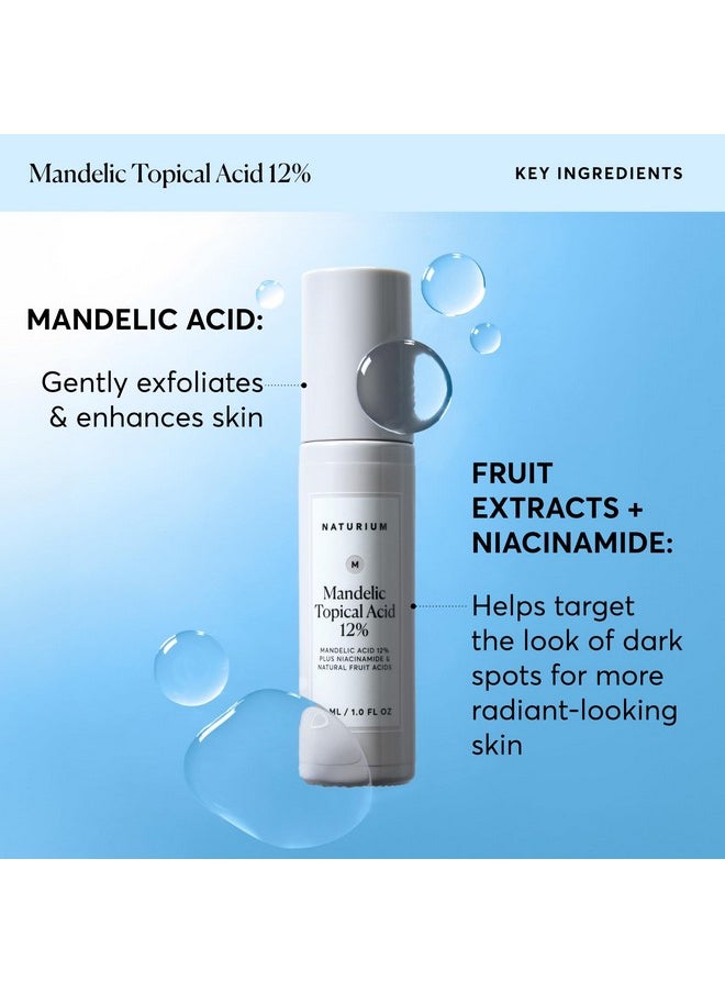 NATURIUM - Naturium Mandelic Topical Acid 12%, Plus Niacinamide & Natural Fruit Acids, Anti-Aging Skin Care, 1 oz - Image 1