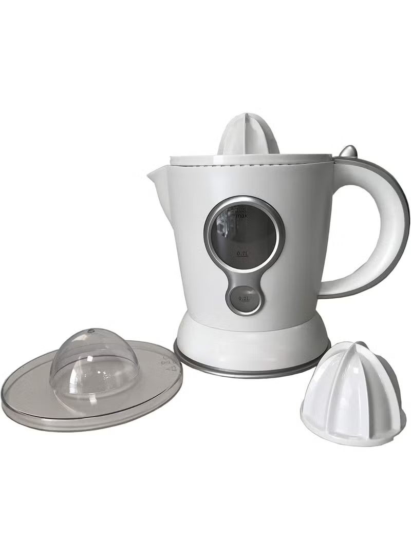 Nova NJ-532CJ Electric Citrus Juicer 30W with 1.2L Plastic Jug, White - Image 2