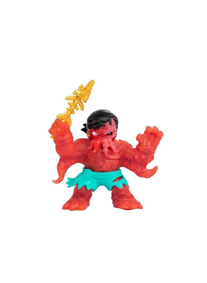 GOO JIT ZU Sea | Super Squishy, Goo Filled Toy Graplock Action Figure Hero Pack | with Color Changing Face That Reveals His | Stretch Him 3 Times His Size  - Image 1