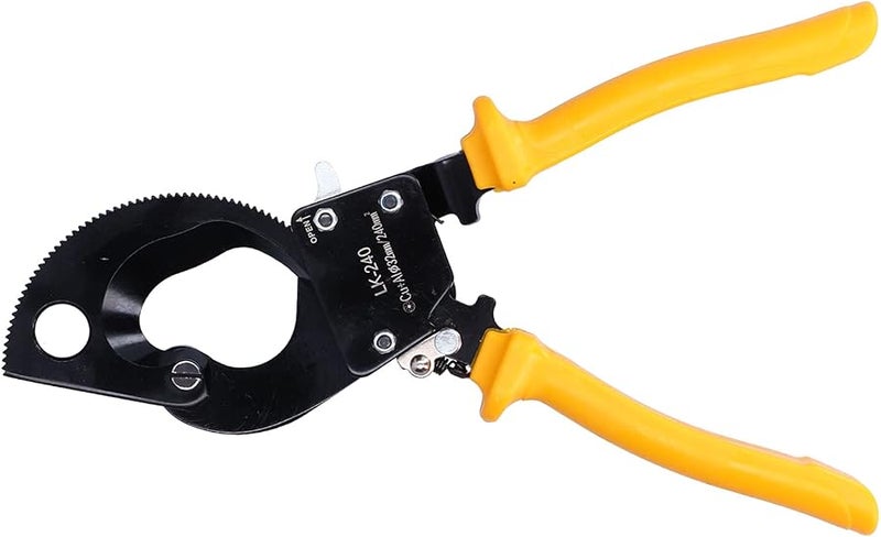 قواطع الكابلات الثقيلة ذات آلية الترس من الفولاذ عالي الكربون ومقابض من البلاستيك PC لأدوات الكهربائيين - Image 3