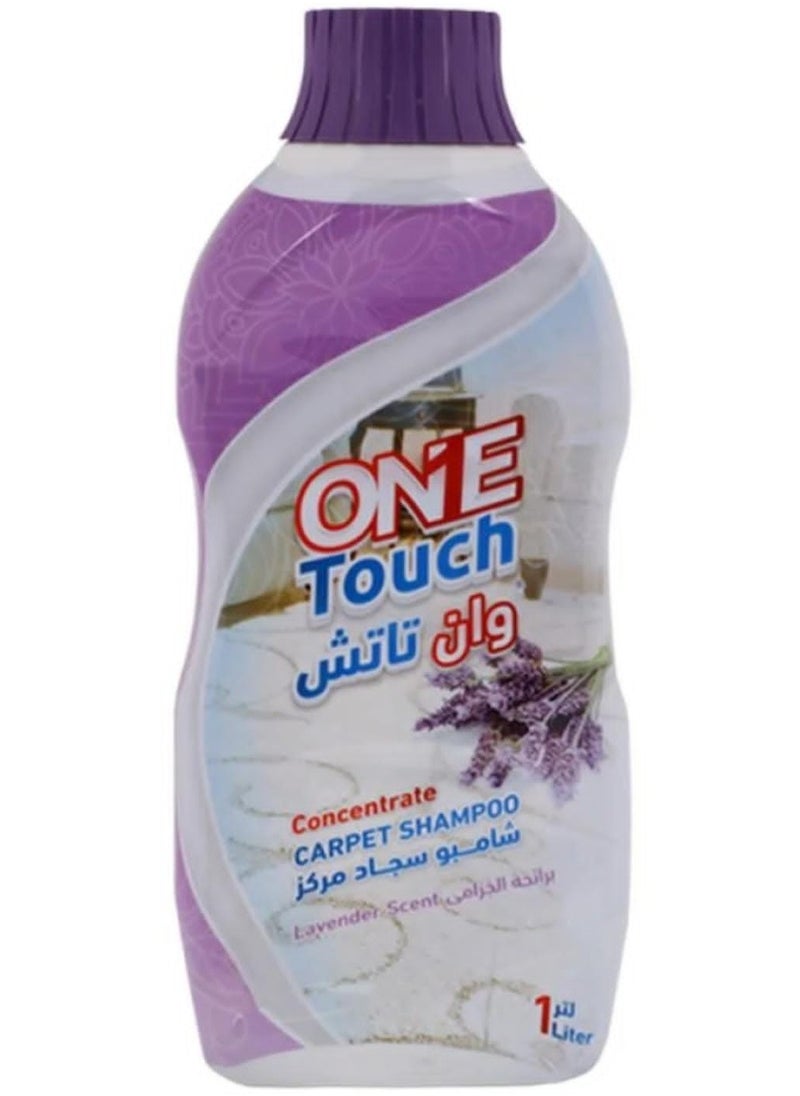 One Touch Concentrated carpet shampoo with lavender scent, 1 liter original 