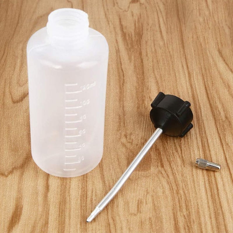 LNKA 5 Pack Plastic Sewing Machine Oiler/Oil Dispenser with Long Angled Spout 120 ML (Universal) - Image 2