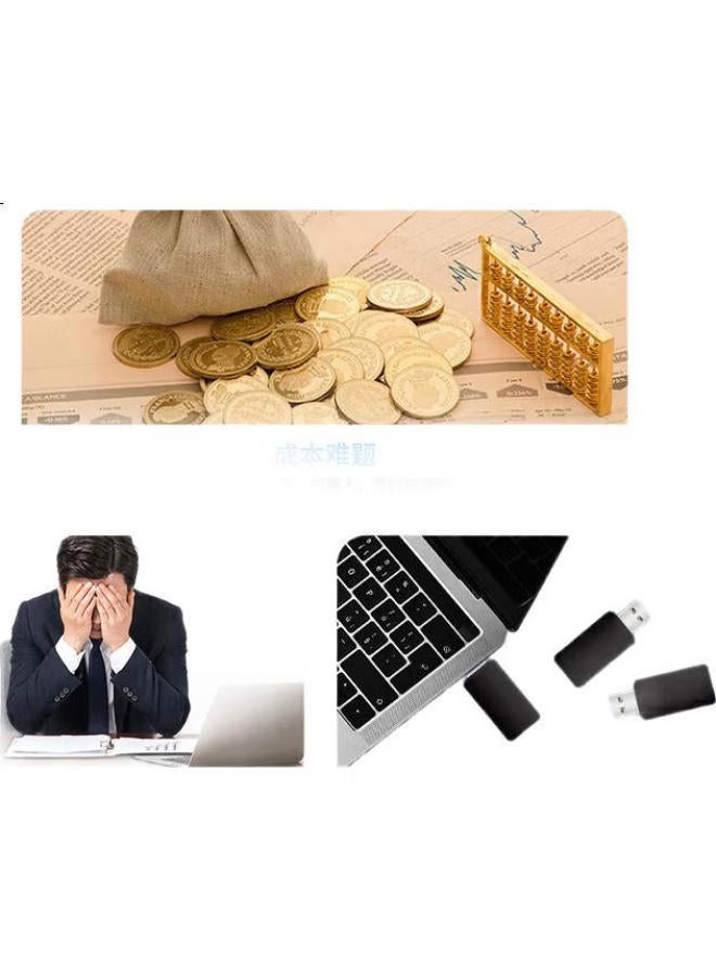 Lenovo Lenovo 8Gb Usb2.0 Bid Usb Flash Drive Ss160, Professional Bidding Usb Drive For Company And Enterprise, Black - Image 1