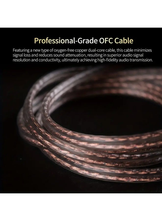 KZ EDX Lite In-Ear Monitoring Headphones with Noise Cancellation, Wired IEM Gaming Headset Featuring 1DD Dynamic Driver, Professional Tangle-Free OFC Cable, Earbud Tips, And 3, 5Mm Jack with Mic - Image 4