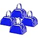 Ouffun Metal Cow Bell Noise Maker 3 Inch Pack of 4 Small Loud Metal Cowbell Noisemaker with Handle Great for Football Games Sporting Events Weddings New Years Eve Birthday Parties - Image 2