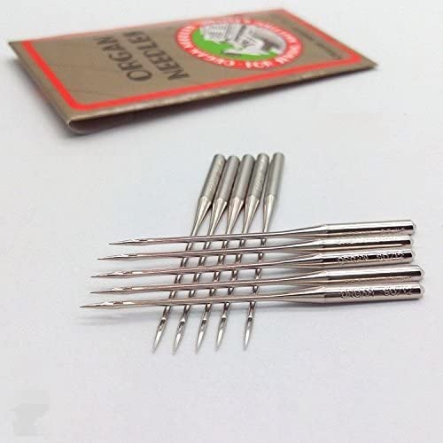 Bequilter Organ Sewing Machine Needles for Brother Singer 60pcs(10PCS Each Size) Flat Shank 15X1 HAX1 130/705H Size 8,11,12,14,16,18 - Image 3